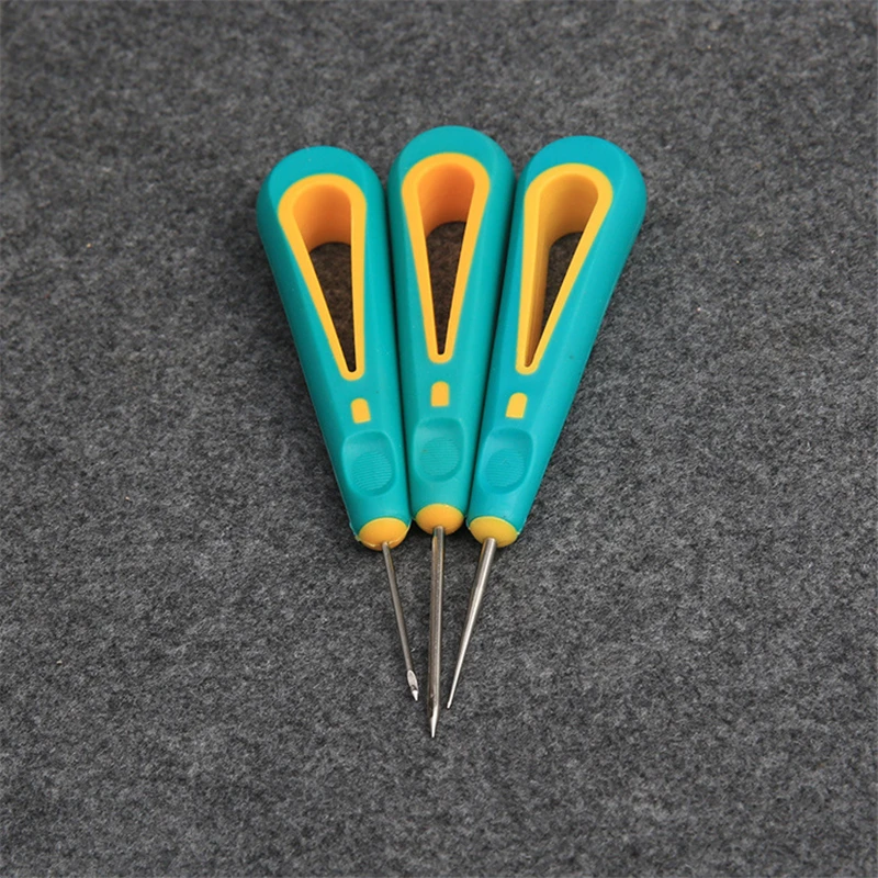 1 pcs Awl Hook Needle Steel Stitcher Sewing Needle Set Plastic Handle Detachable Repair Tool Hand DIY Crafts Knitting Tools
1 pcs Awl Hook Needle Steel Stitcher Sewing Needle Set Plastic Handle Detachable Repair Tool Hand DIY Crafts Knitting Tools
