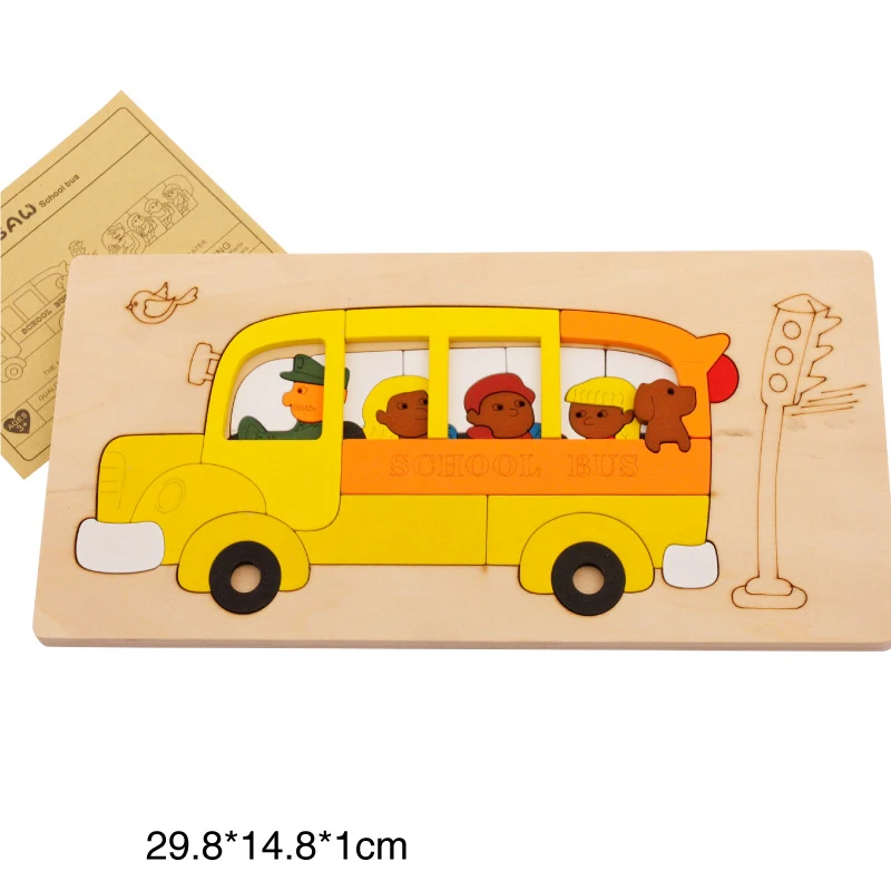 1pc Cute Colorful Kids Children Educational Wooden Multilayer Cartoon 3D Animals Puzzles Baby Gift Games Xmas Birthday Toys
1pc Cute Colorful Kids Children Educational Wooden Multilayer Cartoon 3D Animals Puzzles Baby Gift Games Xmas Birthday Toys