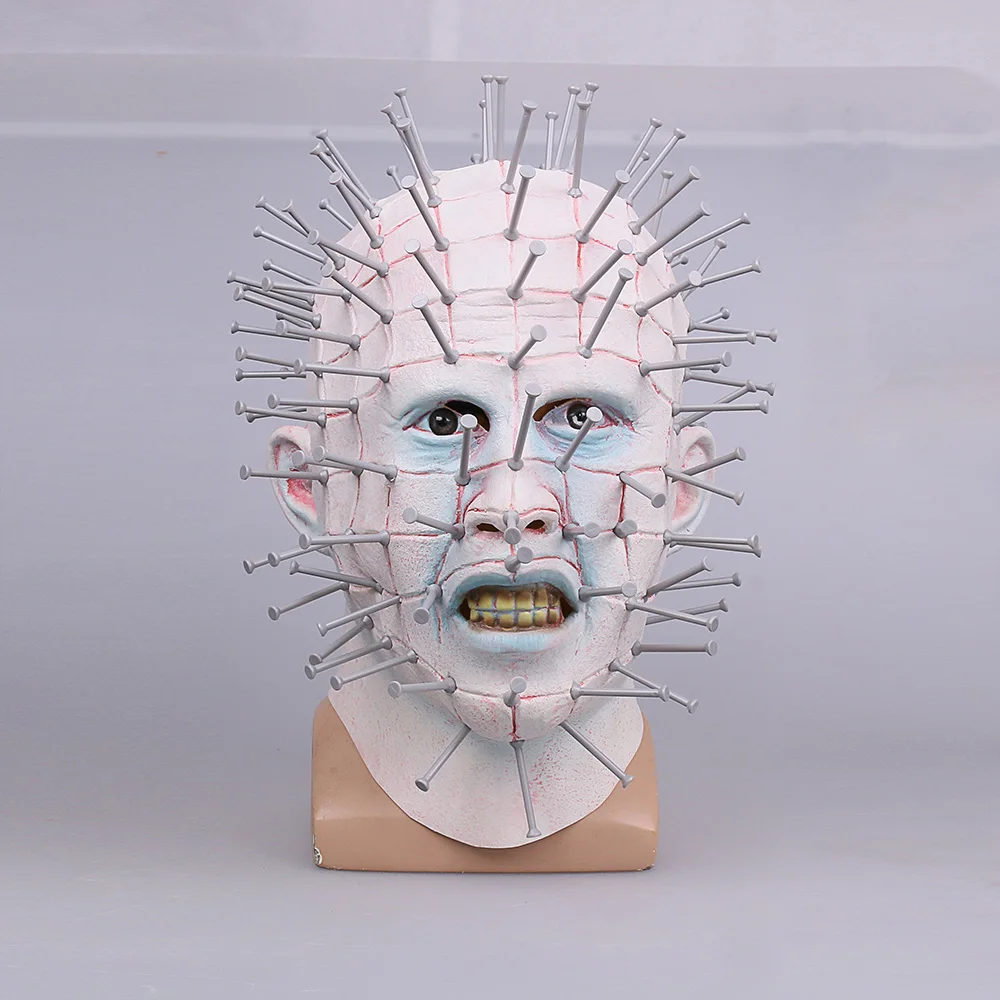 Halloween Mask Horror Movie Hellraiser Scary Pinhead Masks Grimace Monster Adult Cosplay Realistic Latex Party Masks It's Cool P
Halloween Mask Horror Movie Hellraiser Scary Pinhead Masks Grimace Monster Adult Cosplay Realistic Latex Party Masks It's Cool P