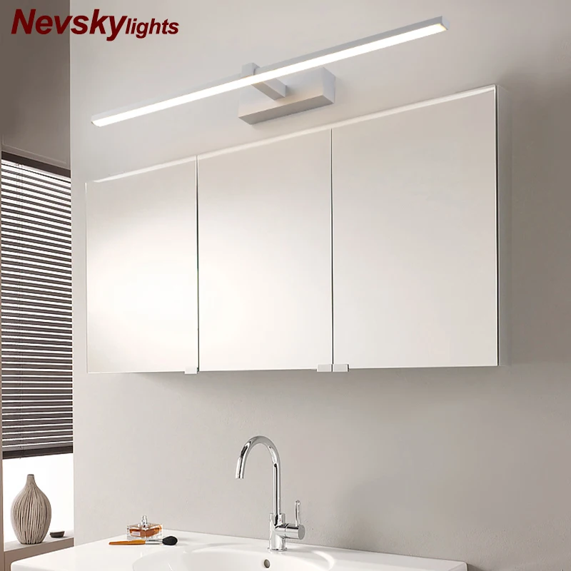 Morden Anti-fog Waterproof Acrylic Mirror Light LED Bathroom Wall Lamp Brief Indoor Lighting Fixtures Sconce for Home Bed
Morden Anti-fog Waterproof Acrylic Mirror Light LED Bathroom Wall Lamp Brief Indoor Lighting Fixtures Sconce for Home Bed