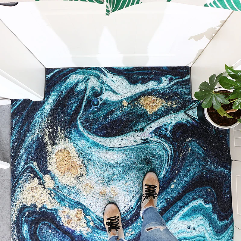 Nordic Entrance hall carpet PVC wire loop mat INS Abstract starry sky Door mat Living room floor mat bathroom non-slip rug
Nordic Entrance hall carpet PVC wire loop mat INS Abstract starry sky Door mat Living room floor mat bathroom non-slip rug
