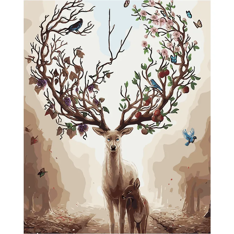 HQ Abstract Deer pictures DIY Painting By Numbers kits drawing by number Paint On Cotton Unique Gift Home Decor Wall Artwork
HQ Abstract Deer pictures DIY Painting By Numbers kits drawing by number Paint On Cotton Unique Gift Home Decor Wall Artwork