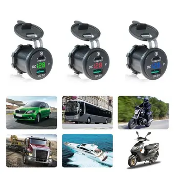Waterproof 12V 24V Type C PD QC 3.0 USB Car Charger LED Voltmeter Power Adapter For Smart Phone Tablet Boat Motorcycle
Waterproof 12V 24V Type C PD QC 3.0 USB Car Charger LED Voltmeter Power Adapter For Smart Phone Tablet Boat Motorcycle