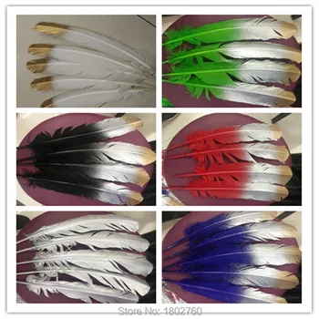 Wholesale 100 pcs / lot beautiful color Turkey feather 10-12 inch / 25-30cm DIY wedding stage decoration
Wholesale 100 pcs / lot beautiful color Turkey feather 10-12 inch / 25-30cm DIY wedding stage decoration