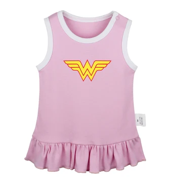 Animation Girl Power Wonder Woman Bat Women Super Women Newborn Baby Girls Dresses Toddler Sleeveless Dress Infant Clothes
Animation Girl Power Wonder Woman Bat Women Super Women Newborn Baby Girls Dresses Toddler Sleeveless Dress Infant Clothes