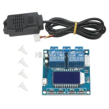 2in1 Temperature and Humidity Control Module DC 6.0~30V -20°C ~ 60°C Tester Dual Output Automatic Constant Controller Board
2in1 Temperature and Humidity Control Module DC 6.0~30V -20°C ~ 60°C Tester Dual Output Automatic Constant Controller Board