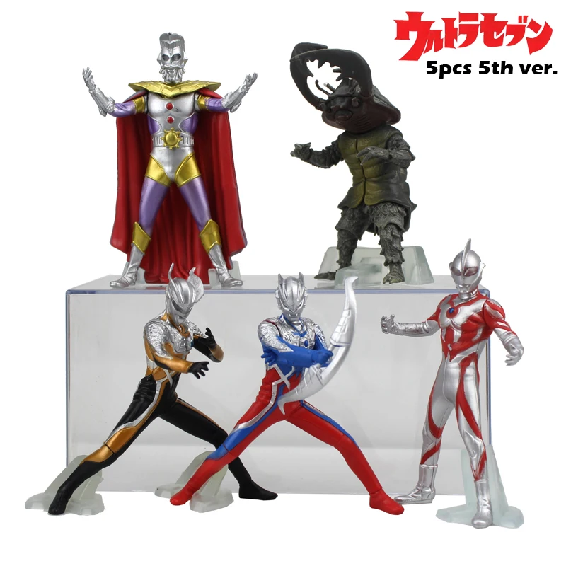 Free Shipping 5pcs 4" Anime Ultraman Tiga Monster Superman vs Moster the 5th Bag Packed PVC Action Figure Model Doll Toys Gift
Free Shipping 5pcs 4" Anime Ultraman Tiga Monster Superman vs Moster the 5th Bag Packed PVC Action Figure Model Doll Toys Gift