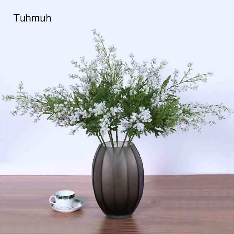 5pcs Plastic Artificial Flowers with Leaves 3 Branches Hairy Acacia Bean Fake Flower Home Wedding Decoration Plants
5pcs Plastic Artificial Flowers with Leaves 3 Branches Hairy Acacia Bean Fake Flower Home Wedding Decoration Plants