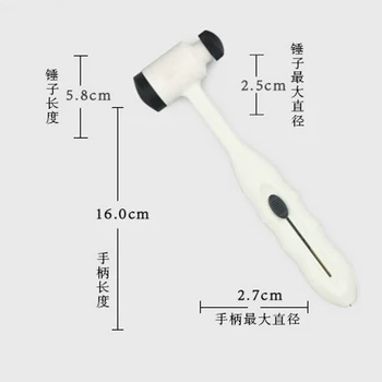 Medical Percussion Diagnostic Tool Hammer Massage Care Tools Professionalnerve Detection With Brush Multifunctional Hot Sale
Medical Percussion Diagnostic Tool Hammer Massage Care Tools Professionalnerve Detection With Brush Multifunctional Hot Sale