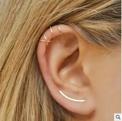 E 805 2019 hot fashion no pierced ear clip cross C-shaped clip earrings ladies fashion jewelry female jewelry accessories factor
E 805 2019 hot fashion no pierced ear clip cross C-shaped clip earrings ladies fashion jewelry female jewelry accessories factor