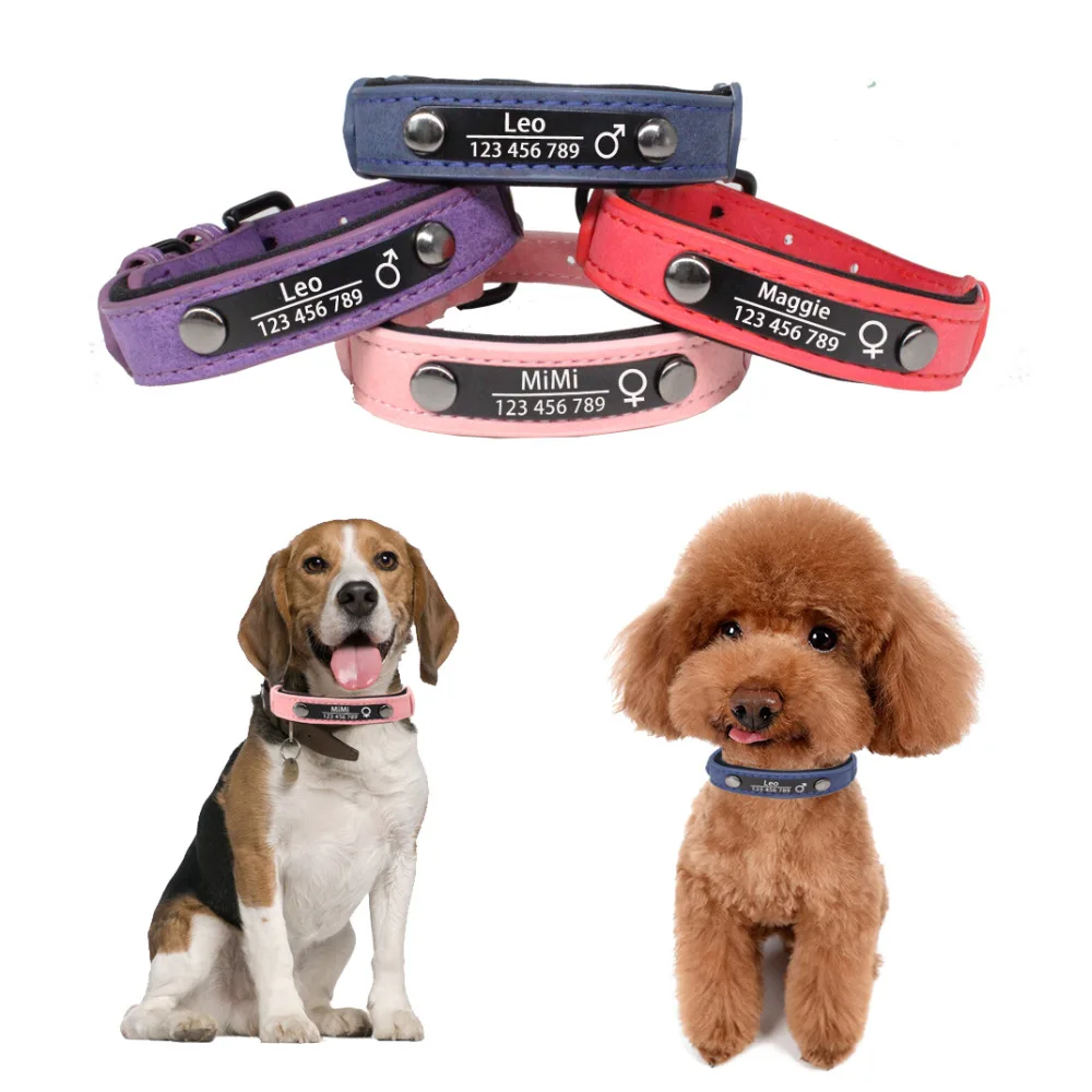Personalized Custom Dog Collars Leather Dog Collar Name ID Tags For Small Medium Large Dogs Pitbull Bulldog
Personalized Custom Dog Collars Leather Dog Collar Name ID Tags For Small Medium Large Dogs Pitbull Bulldog