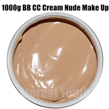 Pura Mineral CC BB Creme 1000g Corretivo Maquiagem Nude Isolamento Branqueamento Hidratantes Cosméticos Salão de Beleza Cuidados Com o Equipamento OEM(China)