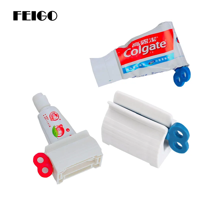 FEIGO Rolling Toothpaste Squeezer Dispenser Cream Toothpaste Facial Cleanser Tube Squeeze Dispenser Bathroom accessories F725
FEIGO Rolling Toothpaste Squeezer Dispenser Cream Toothpaste Facial Cleanser Tube Squeeze Dispenser Bathroom accessories F725