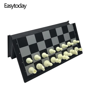 Easytoday Plastic Chess Set Checkers Pieces Two In One Magnetic Folding Chess Board Classic Entertainment Games Gifts
Easytoday Plastic Chess Set Checkers Pieces Two In One Magnetic Folding Chess Board Classic Entertainment Games Gifts