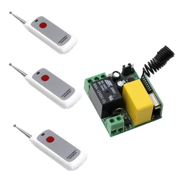 AC220V 1CH 10A Wireless Remote Control Switch System 1piece Receiver 3piece Digital Remote Controller Smart Home No Battery
AC220V 1CH 10A Wireless Remote Control Switch System 1piece Receiver 3piece Digital Remote Controller Smart Home No Battery