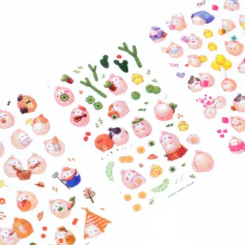 6 sheets/lot DIY Colorful Animals Rabbits kawaii Stickers Diary Planner Journal Note Paper Scrapbooking Albums Photo Decoration
6 sheets/lot DIY Colorful Animals Rabbits kawaii Stickers Diary Planner Journal Note Paper Scrapbooking Albums Photo Decoration
