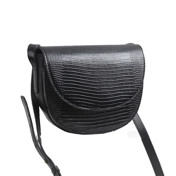 Retro genuine leather saddle bag women High quality bag female new lizard grain top layer leather female shoulder diagonal bag 
Retro genuine leather saddle bag women High quality bag female new lizard grain top layer leather female shoulder diagonal bag