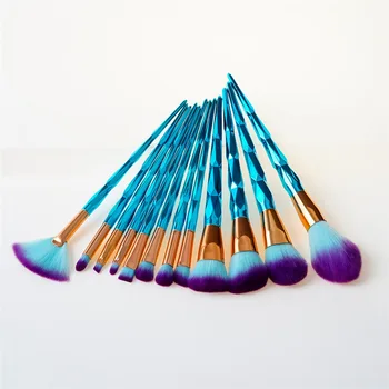 12Pcs Diamond Blue Handle Facial Foundation Powder Blusher Makeup Brushes Set Eyeshadow Eyeliner Eyebrow Cosmetics Brushes Set
12Pcs Diamond Blue Handle Facial Foundation Powder Blusher Makeup Brushes Set Eyeshadow Eyeliner Eyebrow Cosmetics Brushes Set