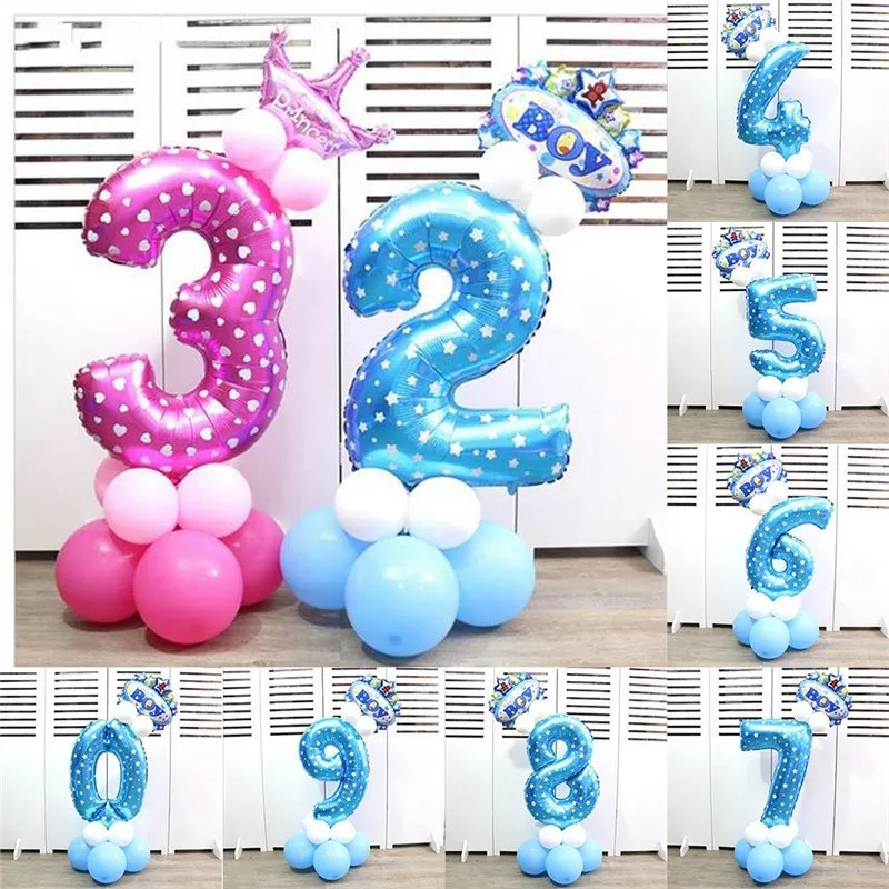 Imixlot 1 Pc 32 Inches Blue Pink Color Thickening Aluminum Film Only Number Balloon Wedding Birthday Decoration Party Supplies
Imixlot 1 Pc 32 Inches Blue Pink Color Thickening Aluminum Film Only Number Balloon Wedding Birthday Decoration Party Supplies