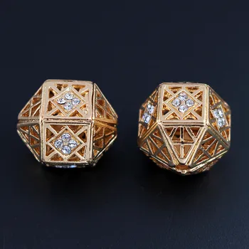 Metal Spacer Beads Quality Gold Color Hollow Pattern Hole 2mm Rhinestone CZ Loose Beads DIY for African Wedding Jewelry Making
Metal Spacer Beads Quality Gold Color Hollow Pattern Hole 2mm Rhinestone CZ Loose Beads DIY for African Wedding Jewelry Making