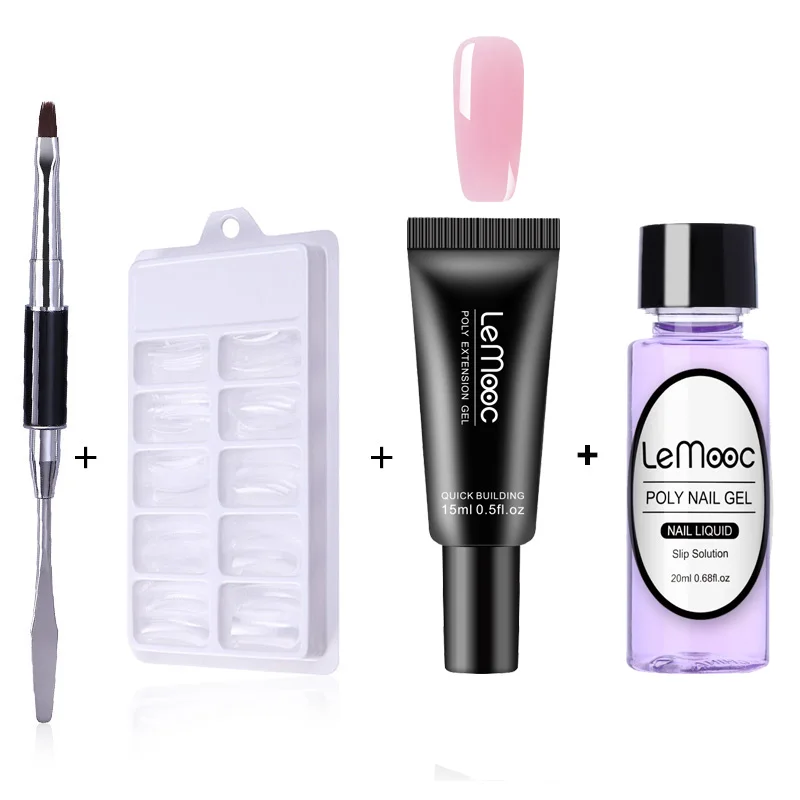LEMOOC 20ml Nail Extension Tool Set Nail Poly Tips Building Liquid Gel Slip Solution Clear Acrylic Liquid Nail Art Tool Set
LEMOOC 20ml Nail Extension Tool Set Nail Poly Tips Building Liquid Gel Slip Solution Clear Acrylic Liquid Nail Art Tool Set