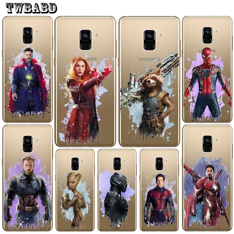 coque samsung a8 avengers