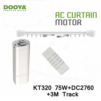 Dooya Home Automation Electric Curtain Motor KT320E 75W+DC2760 2 Channel Remote Control+3M Track,Smart Curtain Track System
Dooya Home Automation Electric Curtain Motor KT320E 75W+DC2760 2 Channel Remote Control+3M Track,Smart Curtain Track System