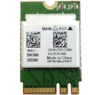 Wireless Adapter Card for Dell KJTH7 DW1801 Inspiron 20 15 14 11 BT 4.0 combo M.2 WIFI WLAN
Wireless Adapter Card for Dell KJTH7 DW1801 Inspiron 20 15 14 11 BT 4.0 combo M.2 WIFI WLAN
