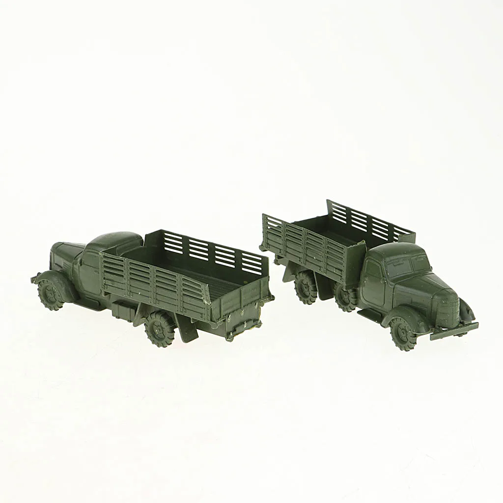 10pcs Diecast Military Vehicle Model Trucks Toy Sand Table Model Accessories