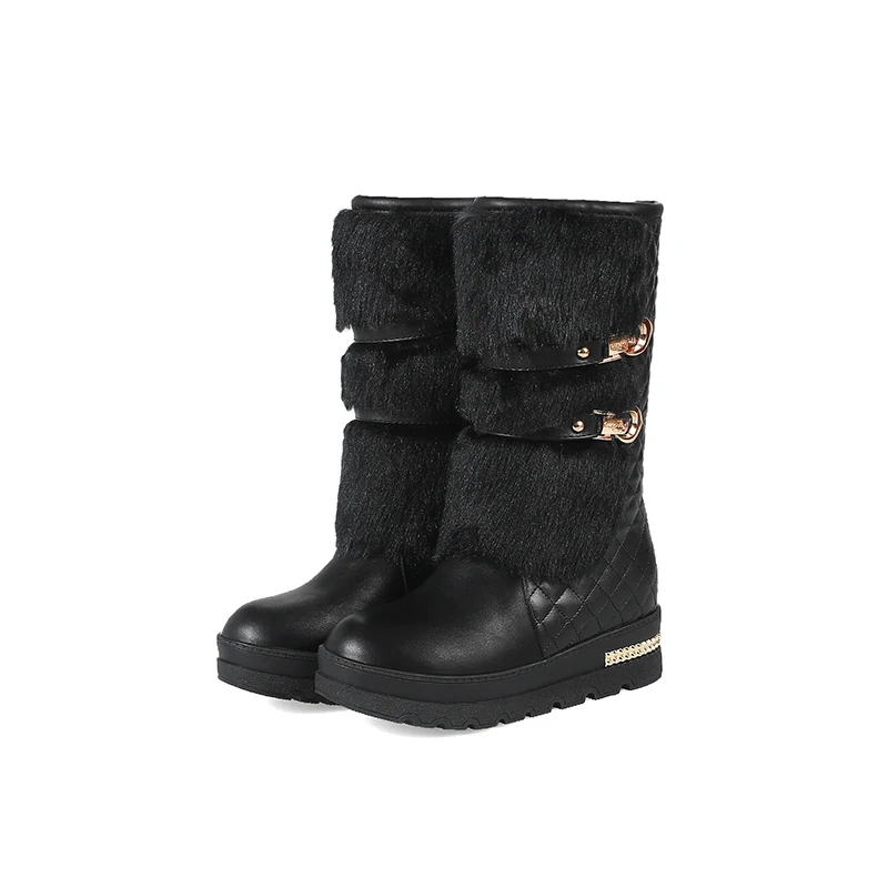 Waterproof Snow Botas Zipper Warm Shoes Women Plush Warm Snow Boots Ladies Winter Mid-calf Boots
Waterproof Snow Botas Zipper Warm Shoes Women Plush Warm Snow Boots Ladies Winter Mid-calf Boots
