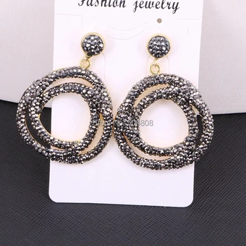 3Pairs Zyunz Rhinestone Paved Metal Spiral Drop Earrings Exaggerated Circle Dangle Earrings for Women Jewelry
3Pairs Zyunz Rhinestone Paved Metal Spiral Drop Earrings Exaggerated Circle Dangle Earrings for Women Jewelry
