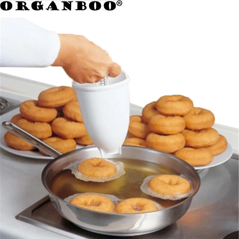 ORGANBOO 1PC Plastic Donut Maker Dispenser Baking Tools Deep Fry Donut Mould Easy Fast Portable Waffle Doughnut Gadget
ORGANBOO 1PC Plastic Donut Maker Dispenser Baking Tools Deep Fry Donut Mould Easy Fast Portable Waffle Doughnut Gadget