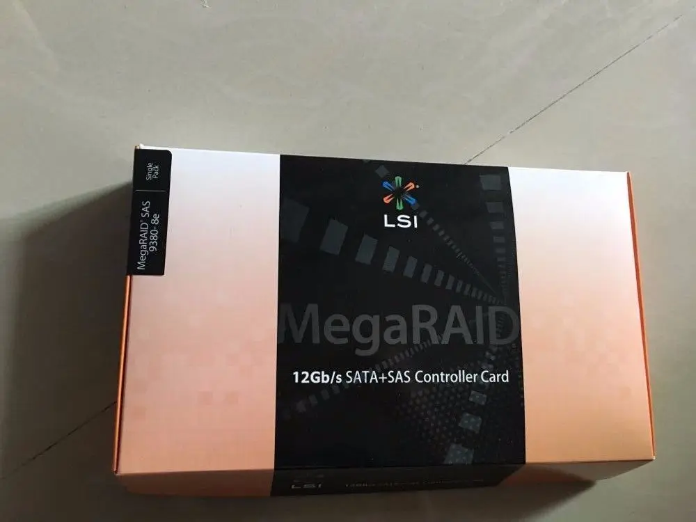 Lsi Logic Megaraid Sas 9380-8e - 12gb/s Sas - Pci Express 3.0 X8 - Plug-in Card
Lsi Logic Megaraid Sas 9380-8e - 12gb/s Sas - Pci Express 3.0 X8 - Plug-in Card