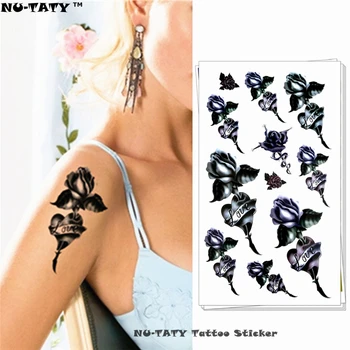 Nu-TATY Black Rose Love Hearts Temporary Tattoo Body Art Arm Flash Tattoo Stickers 17*10cm Waterproof Fake Henna Painless Tatoo
Nu-TATY Black Rose Love Hearts Temporary Tattoo Body Art Arm Flash Tattoo Stickers 17*10cm Waterproof Fake Henna Painless Tatoo