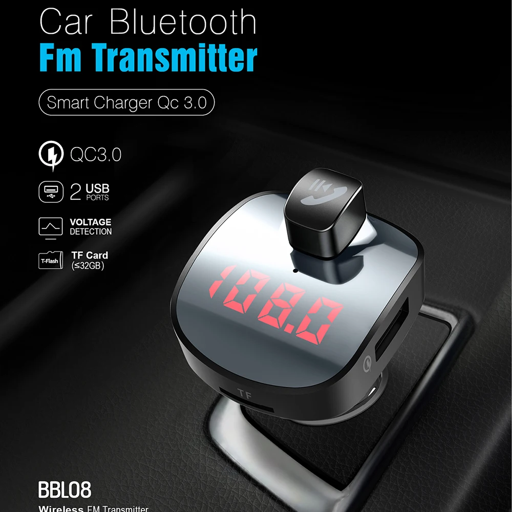 CDEN vehicle mounted Bluetooth player vehicle charger mobile fast charging vehicle FM transmitter hands-free phone music U disk
CDEN vehicle mounted Bluetooth player vehicle charger mobile fast charging vehicle FM transmitter hands-free phone music U disk