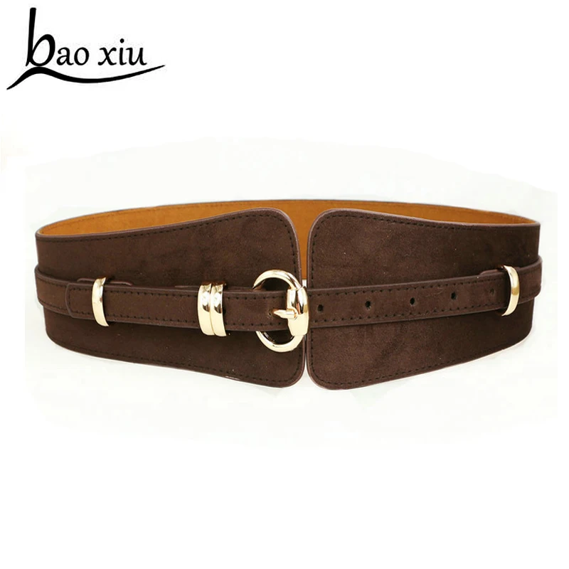 New Fashion wide leather belt woman elastic Metal buckle belts for women dress accessories
New Fashion wide leather belt woman elastic Metal buckle belts for women dress accessories