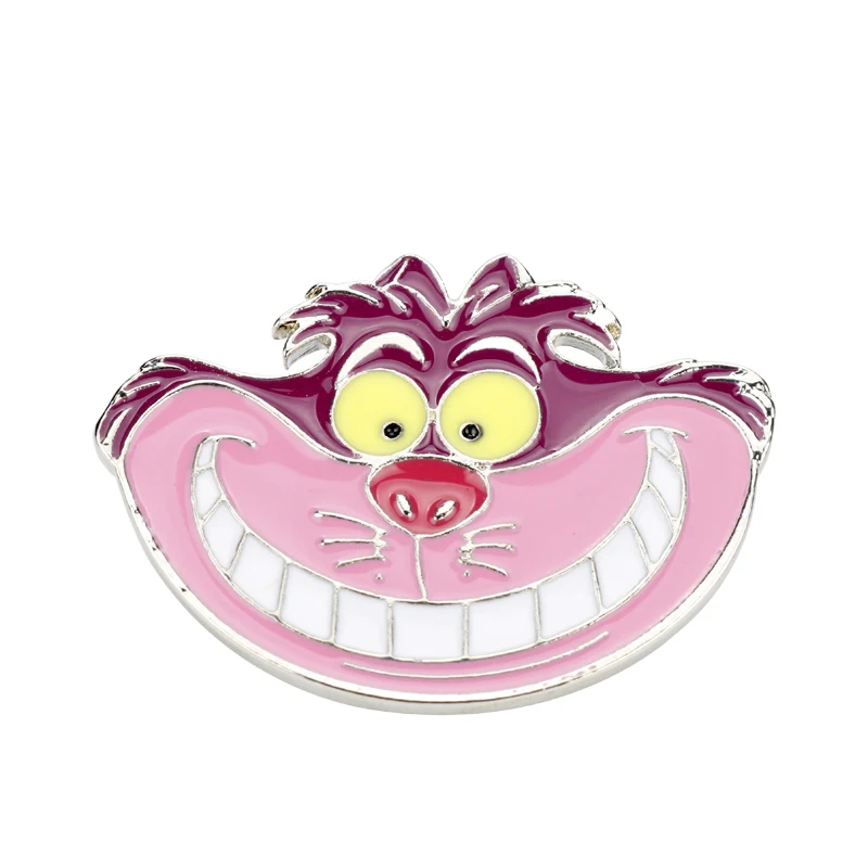 Alice in Wonderland Cheshire cat Enamel lapel pin Bag badge Jewelry brooch kids Birthday gift Accessories
Alice in Wonderland Cheshire cat Enamel lapel pin Bag badge Jewelry brooch kids Birthday gift Accessories