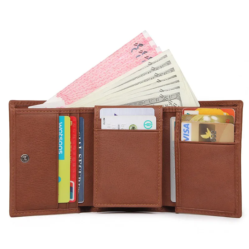 J.M.D Genuine Leather Wallet Men Credit Card Holder RFID Blocking Leather Brifold Wallets R-8105B-1
J.M.D Genuine Leather Wallet Men Credit Card Holder RFID Blocking Leather Brifold Wallets R-8105B-1