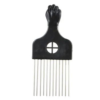 1pcs Salon Hairbrush Black Metal African American Pick Comb Hair Afro Comb for Hairdressing Styling Tool Brosse Cheveux peigne
1pcs Salon Hairbrush Black Metal African American Pick Comb Hair Afro Comb for Hairdressing Styling Tool Brosse Cheveux peigne