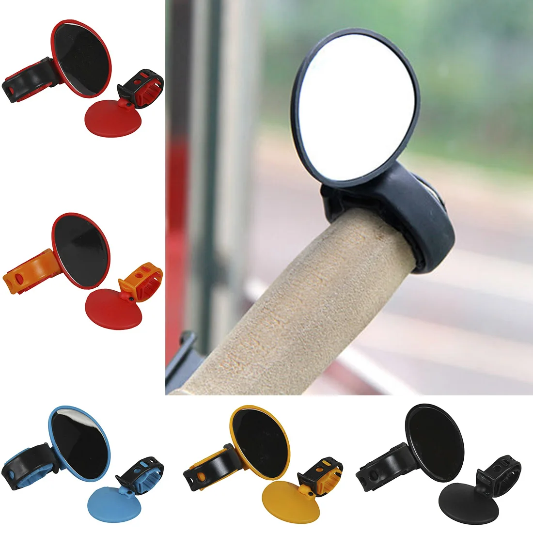 Bike Rearview Mirror Bicycle Accessories Cycling Road Mountain Bike Handlebar Rear 360 Degree Rotate View Mirrors for Bicycle
Bike Rearview Mirror Bicycle Accessories Cycling Road Mountain Bike Handlebar Rear 360 Degree Rotate View Mirrors for Bicycle