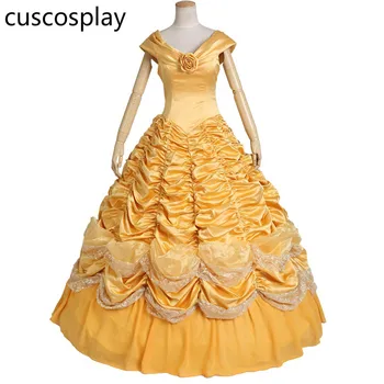 Beauty and The Beast Halloween Cosplay Princess Belle Costume for Women Girl Princess Dresses Adult Custom Made Fancy Dress
Beauty and The Beast Halloween Cosplay Princess Belle Costume for Women Girl Princess Dresses Adult Custom Made Fancy Dress