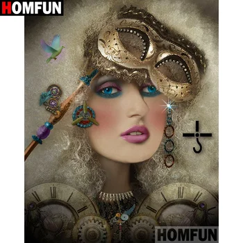 HOMFUN Full Square/Round Drill 5D DIY Diamond Painting "Beauty mask " 3D Diamond Embroidery Cross Stitch Home Decor A19504
HOMFUN Full Square/Round Drill 5D DIY Diamond Painting "Beauty mask " 3D Diamond Embroidery Cross Stitch Home Decor A19504