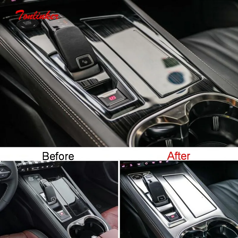 Tonlinker Interior Gear panel Cover Case sticker for Peugeot 508L 2018-19 Car Styling 2/3 PCS Stainless steel Cover sticker
Tonlinker Interior Gear panel Cover Case sticker for Peugeot 508L 2018-19 Car Styling 2/3 PCS Stainless steel Cover sticker