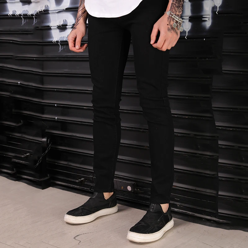 Fashion Mid Waist Cross Pants Male New Men Jeans Solid Ripped Distresses Washed Pants Slim Cotton Fashion Black Trousers
Fashion Mid Waist Cross Pants Male New Men Jeans Solid Ripped Distresses Washed Pants Slim Cotton Fashion Black Trousers