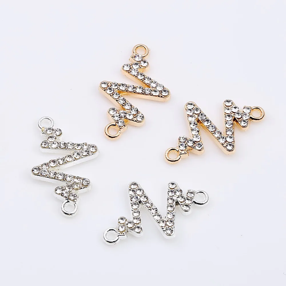 New Style 20pcs Crystal Rhinestone Lightning Shape Metal Connector For Bracelet and Other Jewelry Making23mm*16mm
New Style 20pcs Crystal Rhinestone Lightning Shape Metal Connector For Bracelet and Other Jewelry Making23mm*16mm