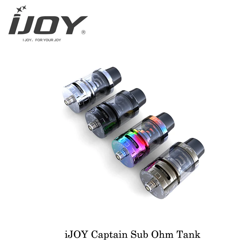 

New Electronic Cigarette IJOY Captain sub ohm Tank Atomizer 4ml CA2&CA8 Coil System Cloud Vapor for IJOY Captain PD270 box mod