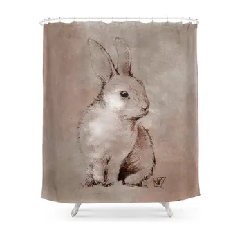 Bunny Rabbit Shower Curtain Waterproof Polyester Eco-friendly Antibacterial Shower Curtains
Bunny Rabbit Shower Curtain Waterproof Polyester Eco-friendly Antibacterial Shower Curtains