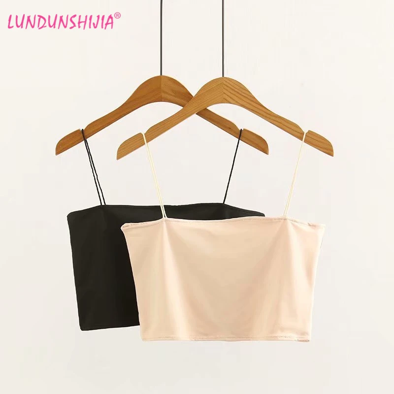 LUNDUNSHIJIA 2019 Summer Women Sexy Short Camisole Ladies Fashion Stretch Cotton Tube Tops Vests
LUNDUNSHIJIA 2019 Summer Women Sexy Short Camisole Ladies Fashion Stretch Cotton Tube Tops Vests