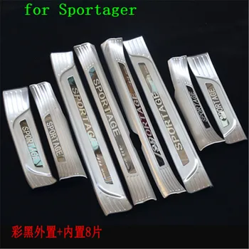 Stainless Steel New generation Internal external Scuff Plate/Door Sill Door Sill for KIA Sportager 2018 Car styling
Stainless Steel New generation Internal external Scuff Plate/Door Sill Door Sill for KIA Sportager 2018 Car styling