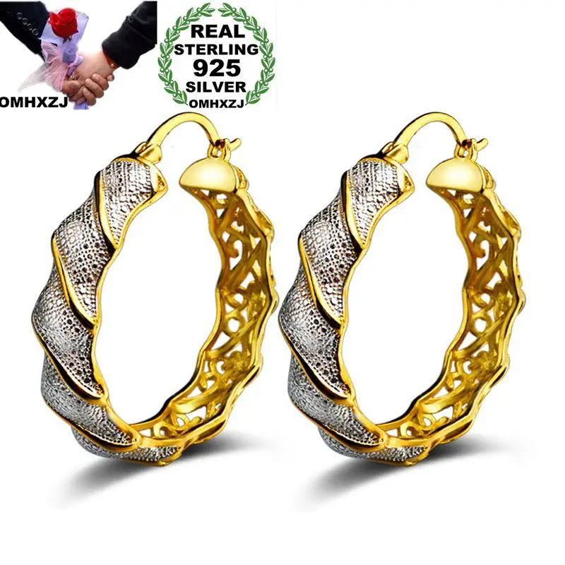 OMHXZJ Wholesale Personality Fashion OL Woman Girl Party Wedding Cool White Round 925 Sterling Silver Hoop Earrings YE406
OMHXZJ Wholesale Personality Fashion OL Woman Girl Party Wedding Cool White Round 925 Sterling Silver Hoop Earrings YE406